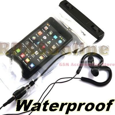Waterproof Armband Case Pouch w/ Earphone for Samsung Galaxy S2 i9100 