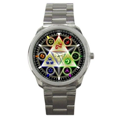 ZELDA TRIFORCE LEGEND FIGURE GAMECUBE TATO UNISEX WATCH  