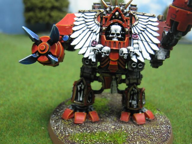 Warhammer 40K DPS painted Bood Angel Chaplain Dreadno BA037  