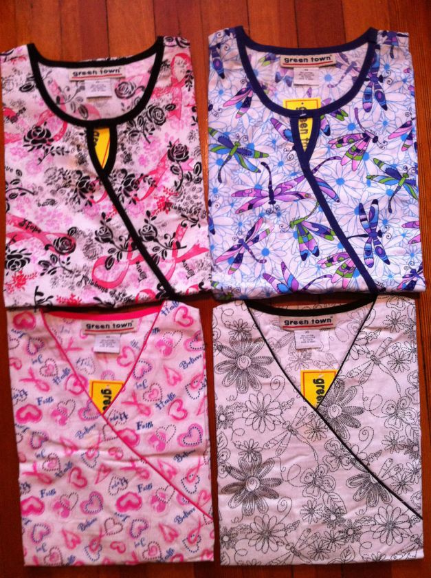 New Nursing Scrub TOPS, 4 tops to choose from, XS 2XL, More you buy 