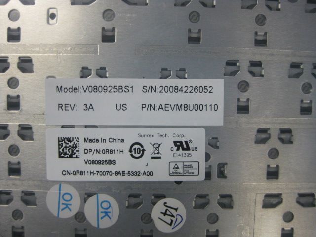 DELL Vostro A860 keyboard V080925BS1 OR811H  