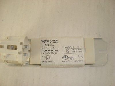 NEW VOSSLOH SCHWABE L7/9.156LF 120V 60Hz 0 BALLAST  