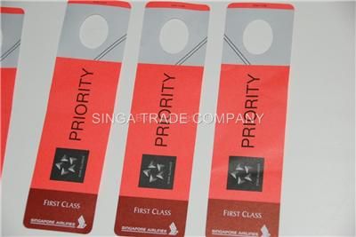 SINGAPORE AIRLINES 1ST CLASS LUGGAGE TAG(USED) 1 TAG  