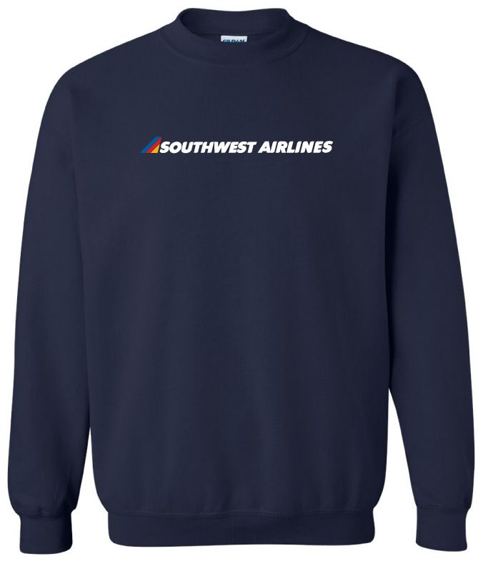   Airlines Cool Retro Logo US Airline Crewneck Sweatshirt  