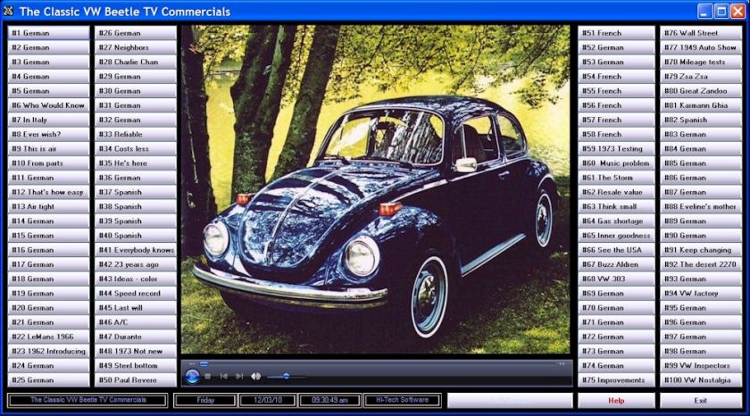 Volkswagen VW Beetle TV Commercials Videos  