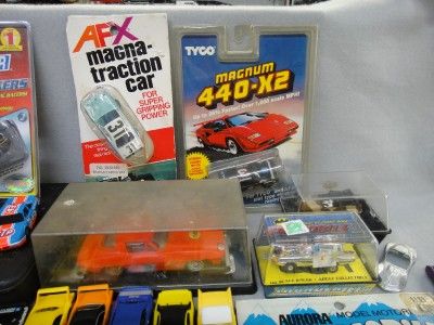 SLOT CARS LOT VINTAGE CARS, BODYS,CARDED, PARTS AFX, AURORA,TYCO, MARX 