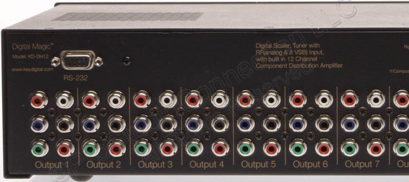 Key Digital KD DH12 HDTV Distribution Amp ATSC Tuner  