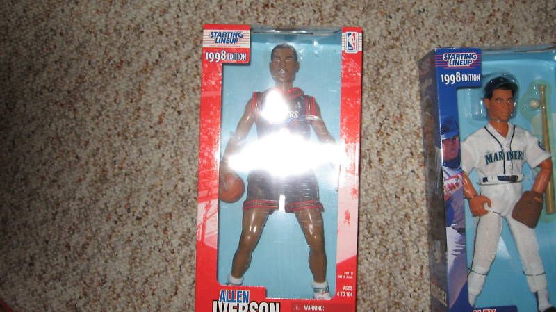 1998 LINEUP NIB ALLEN IVERSON PHILADELPHIA 76ERS  