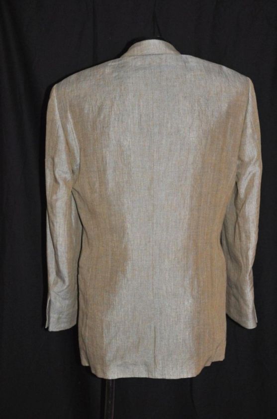 NEW GIANNI VERSACE MENS LINEN SUIT size IT 46 US 36  