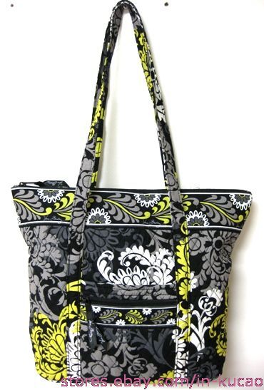 This is the Vera Bradley 2010 Winter Villager in Baroque Tote Handbag.