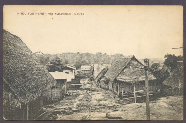 Peru Postcard Iquitos Rio as, Nauta, Panoramic View. VERY NICE 