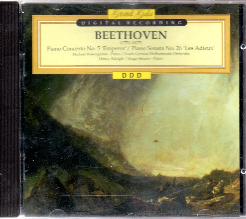 michael rosengarten hugo streurer ludwig van beethoven 5 track cd 1991