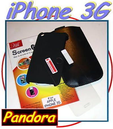 per iPhone 3G ★★ COVER GOMMATA + CUSTODIA + PELLICOLA  