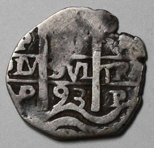   SPAIN silver 1 real (OLD US DIME) BOLIVIA Mint BOLD DATE  