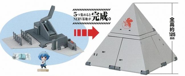   Base feat Petit Eva EVANGELION ようこそNERV基地 Trading Figure