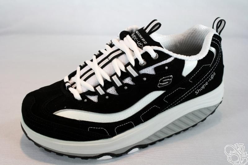 SKECHERS Sketchers Shape Ups Strength Black/White Shoes  