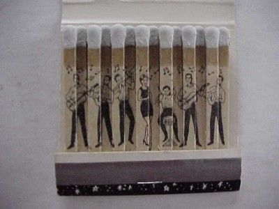 1950s Era Atlanta,Georgia Sans Souci Nightclub features matchbook Jazz 