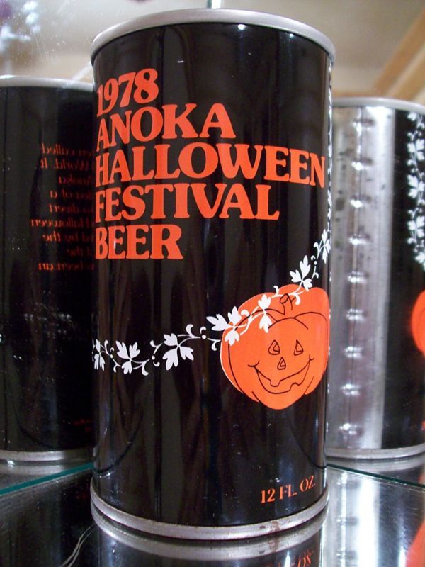 ANOKA HALLOWEEN PUMPKIN 1978 OLD BEER CAN ST 35 1  