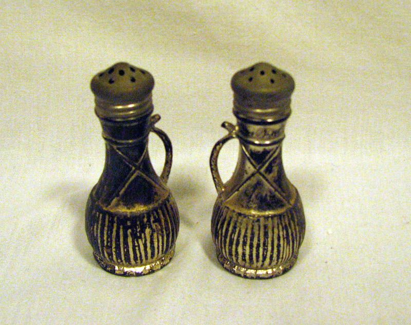 Vintage Antique Silver/Pewter Salt & Pepper Shakers  