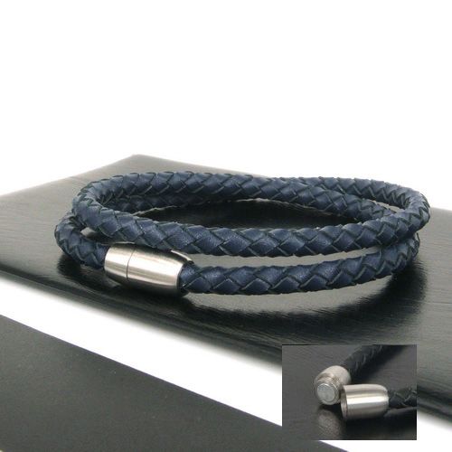 MultiColor Men/Women Woven Leather Necklace Braided Genuine Leather 