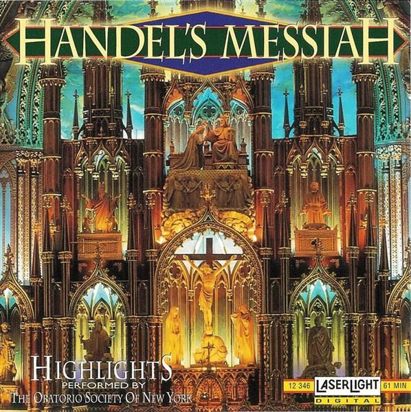 handel s messiah highlights by new york oratorio society shipping cost 