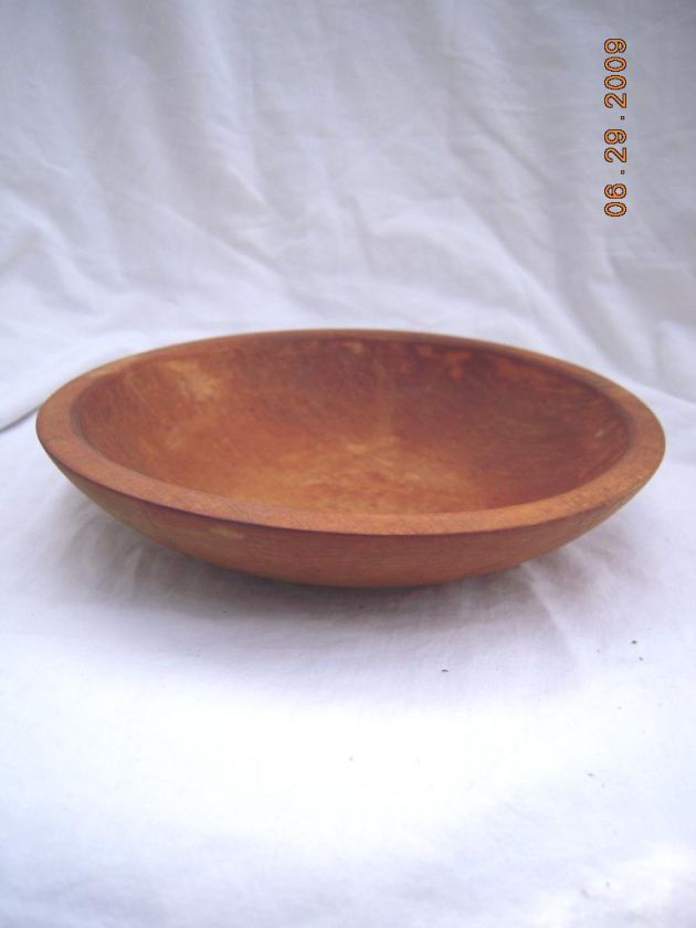 LOT~3 antique PRIMITIVE WOOD BOWLS bread MUNISING dough  