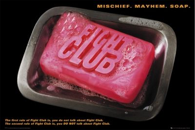 FIGHT CLUB   MOVIE POSTER (SOAP) (SIZE 36 X 24)  