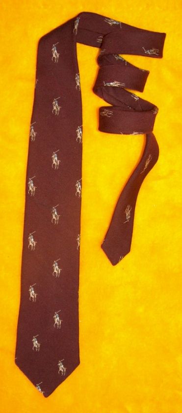   WOOL ~ VINTAGE DRESS SHIRT SUIT TIE ~ EQUESTRIAN MATCH PONIES  