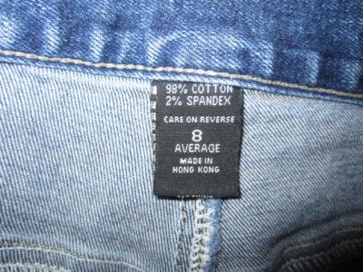 New York & Company NY Jeans Stretch Crop Capri Jeans 8  