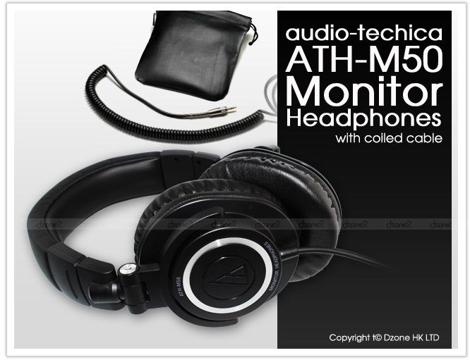 Audio Technica ATH M50 Professional Studio Monitor Headphones