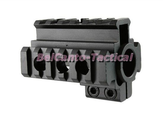 Tactical Tri Rail Weaver Picatinny Barrel Mount fits Standard and Bull 