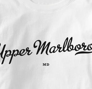 Upper Marlboro Maryland MD METRO WHITE Homet T Shirt XL  