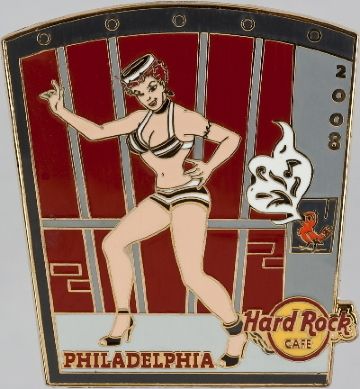 Hard Rock Cafe PHILADELPHIA 08 Prison Girl in Jail PIN  