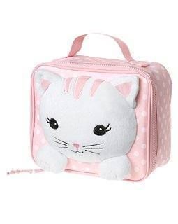 NWT GYMBOREE BACK TO SCHOOL KITTEN PLUSH LUNCHBOX  