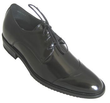 CALDEN K9G009 2.6 Height Increase Lace Up Cap Toe Shoe  