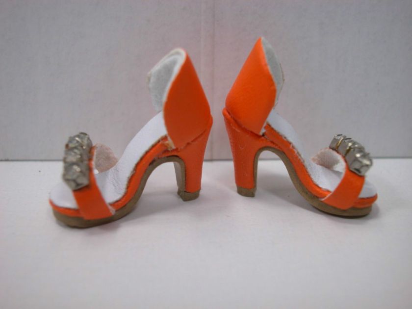 Miniature Shoes for Barbie Fashion Royalty Girl Accessories Handmade 