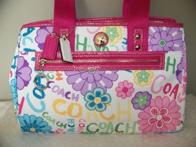 COACH DAISY FLORAL LARGE TOTE # 14880 Excellent Condition Must See 