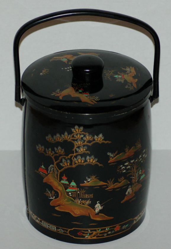 Oriental Baret Ware China Gardens Ice Caddy in GUC  