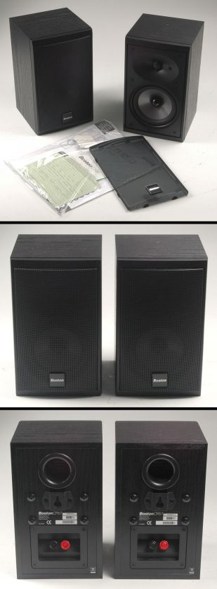 Pair of Boston Acoustics CR57 Bookshelf Speakers • 2 Way Passive 