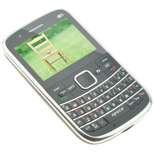 Unlocked Dual Sim Analog TV Slide Qwerty WIFI G Sensor Mobile Cell 