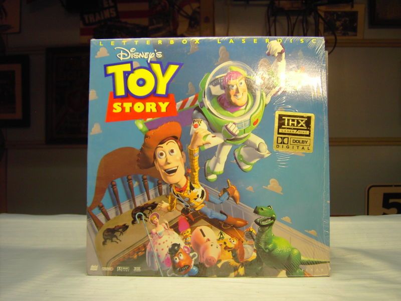 Disneys TOY STORY LETTERBOX LASERDISC THX DOLBY 786936016055  