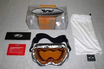 NEW TOP OAKLEY WISDOM PERSIMMON GOGGLES WHITE CAMO  