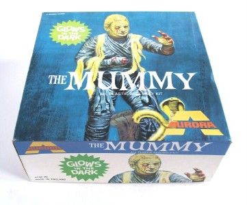 AURORA KIT No. 452 THE MUMMY, GLOW IN THE DARK, 1975, MIB  