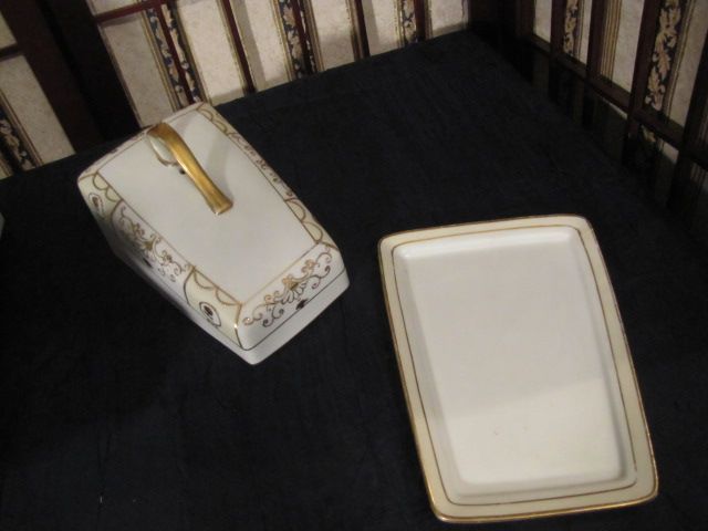   NIPPON Noritake Komaru Covered Cheese Dish REDUCED PRICE   