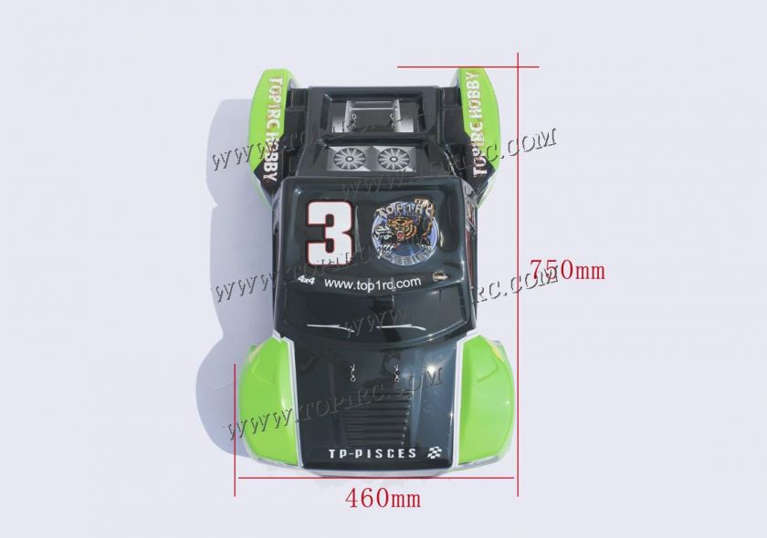    PISCES 2.4G 1/5 SCALE RC CAR ELECTRIC BRUSHLESS DESERT OFFROAD TRUCK