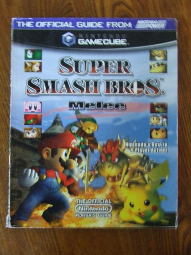 SUPER SMASH BROS MELEE NINTENDO GC OFFICIAL GUIDE RARE  