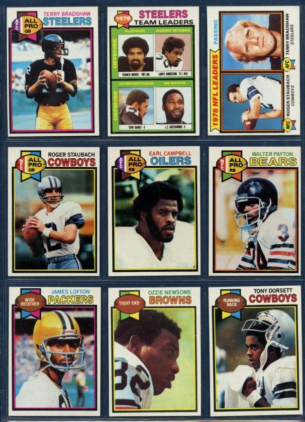 1979 Topps Football Complete Set 1  528 bv $150 13047  