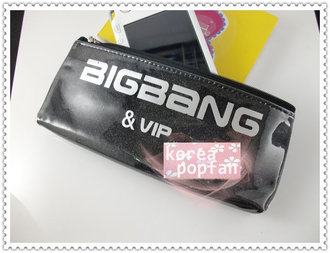 BIGBANG big bang V.I.P KPOP BLACK PEN PENCIL CASE TYPE A NEW  