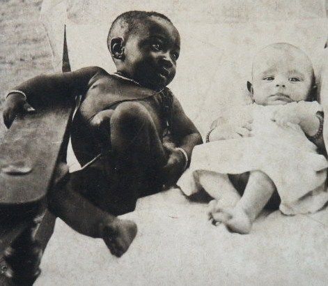 VINTAGE CABINET PHOTO BLACK & WHITE MILK BROTHERS CDV  