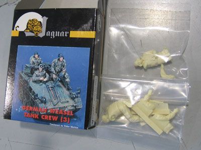 Jaguar 1/35 Resin German Weasel Tanki Crew (3) 63056  